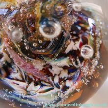 Load image into Gallery viewer, SCOTTISH Caithness Glass Paperweight: MYRIAD (Amber). Made at Oban Studios; 1978
