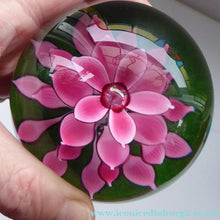 Load image into Gallery viewer, Colin Terris 1979 Floral Fountain Paperweigh
