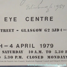 Load image into Gallery viewer, 1979 Exhibition Poster for Paul Neagu Sculptures at the Third Eye Centre, Glasgow
