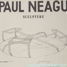 Load image into Gallery viewer, 1979 Exhibition Poster for Paul Neagu Sculptures at the Third Eye Centre, Glasgow
