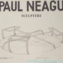 Load image into Gallery viewer, 1979 Exhibition Poster for Paul Neagu Sculptures at the Third Eye Centre, Glasgow
