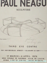 Load image into Gallery viewer, 1979 Exhibition Poster for Paul Neagu Sculptures at the Third Eye Centre, Glasgow
