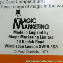 Load image into Gallery viewer, 1970s Vintage Magic Cards Marked Deck Svengali Cards by Paul Daniels
