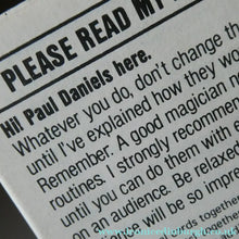 Load image into Gallery viewer, 1970s Vintage Magic Cards Marked Deck Svengali Cards by Paul Daniels

