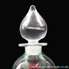 Load image into Gallery viewer, SCOTTISH GLASS. Vintage Caithness Glass Bulbous Perfume Bottle POPPY Design. Sultry Evening. Limited Edition
