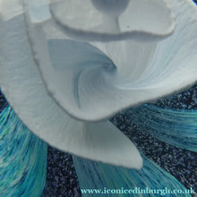 Load image into Gallery viewer, Vintage White Rose Bud Paperweight Caithness Glass. Attributed to Helen MacDonald

