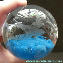 Load image into Gallery viewer, 1983 One Off Scottish Caithness Glass Paperweight 1984 by Dean Gill 
