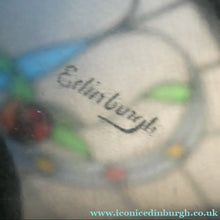 Load image into Gallery viewer, Vintage Caithness Paperweight (for Edinburgh Crystal). Floral Motif with Viewing Facet Above
