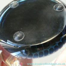 Load image into Gallery viewer, Vintage Caithness Paperweight (for Edinburgh Crystal). Lilac Floral Motif
