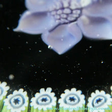 Load image into Gallery viewer, Vintage Caithness Paperweight (for Edinburgh Crystal). Lilac Floral Motif
