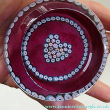 Load image into Gallery viewer, 1980s Caithness Paperweight (for Edinburgh Crystal). Heart Motif with Viewing Facet

