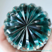 Load image into Gallery viewer, SCOTTISH Caithness Whitefriars Glass Paperweight. 1980s Red Clementis Design with Butterfly Cane
