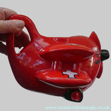 Load image into Gallery viewer, Vintage 1980s NOVELTY TEAPOT by Carltonware. The RED BARON in his Bi-plane
