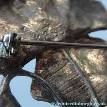 Load image into Gallery viewer, COSTUME JEWELLERY. Vintage WELSH 1998 Silver Plate on Pewter MASJ Poppy Brooch
