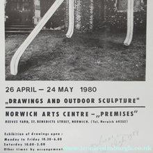 Load image into Gallery viewer, Pencil Signed 1980s Exhibition Poster: Paul Neagu Norwich
