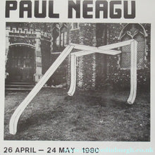 Load image into Gallery viewer, Pencil Signed 1980s Exhibition Poster: Paul Neagu Norwich

