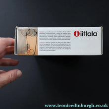 Load image into Gallery viewer, 1980s Finnish Shallow White Glass Savoy Vase. Designer Alvar Aalto for Iittala Finland. Original Box - Scandinavian
