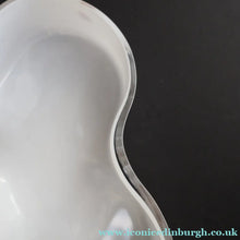Load image into Gallery viewer, 1980s Finnish Shallow White Glass Savoy Vase. Designer Alvar Aalto for Iittala Finland - Scandinavian Glass
