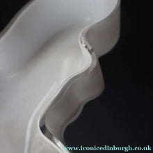 Load image into Gallery viewer, 1980s Finnish Shallow White Glass Savoy Vase. Designer Alvar Aalto for Iittala Finland - Scandinavian Glass
