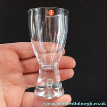 Load image into Gallery viewer, 1980s Four Iitala Collectable ’Tapio’ Design Schnapps Glasses. Controlled Air Bubble. 4 1/2 inches - Scandinavian Glass
