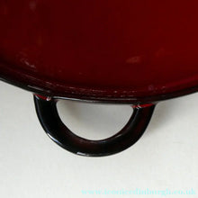 Load image into Gallery viewer, LARGE CERAMIC Villeroy &amp; Boch Round Serving Tray. 1980s Granada Design with Red Glaze
