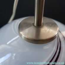 Load image into Gallery viewer, 1980s Holmegaard Glass Table Lamp. Designed by Torben Jorgensen. Paper Label - Scandinavian Glass
