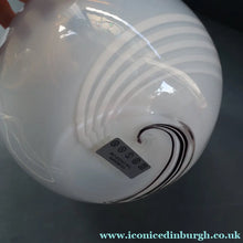 Load image into Gallery viewer, 1980s Holmegaard Glass Table Lamp. Designed by Torben Jorgensen. Paper Label - Scandinavian Glass

