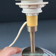 Load image into Gallery viewer, 1980s Holmegaard Glass Table Lamp. Designed by Torben Jorgensen. Paper Label - Scandinavian Glass

