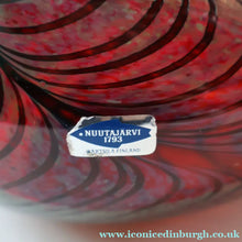 Load image into Gallery viewer, Large Vintage 1980s Finnish Glass Pheasant Bird. Nuutajarvi Sticker. Oiva Toikka Design
