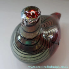 Load image into Gallery viewer, Large Vintage 1980s Finnish Glass Pheasant Bird. Nuutajarvi Sticker. Oiva Toikka Design
