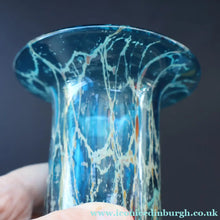 Load image into Gallery viewer, 1980s Mdina Maltese Small Glass Slim Vase with Flared Rim. 4 1/2 inches - European Glass
