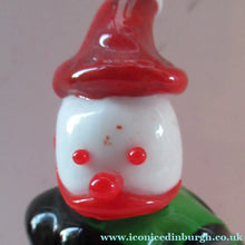 Load image into Gallery viewer, Vintage 1980s Murano Red Tomato Shape Glass Clown
