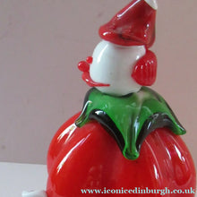 Load image into Gallery viewer, Vintage 1980s Murano Red Tomato Shape Glass Clown
