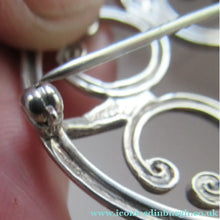 Load image into Gallery viewer, Scottish Ola Gorie Silver Brooch 1980s
