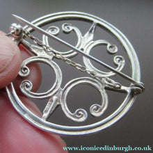 Load image into Gallery viewer, Scottish Ola Gorie Silver Brooch 1980s
