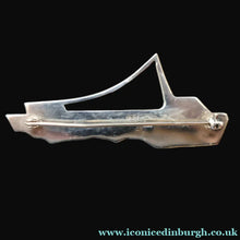 Load image into Gallery viewer, VERY RARE 1980s OLA GORIE Scottish Silver PLOUGH Brooch
