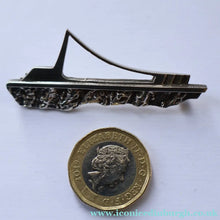Load image into Gallery viewer, VERY RARE 1980s OLA GORIE Scottish Silver PLOUGH Brooch
