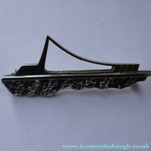 Load image into Gallery viewer, VERY RARE 1980s OLA GORIE Scottish Silver PLOUGH Brooch
