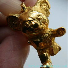 Load image into Gallery viewer, 1980s Austriallian Team Official Mascot. Willy the Koala Gold Necklace
