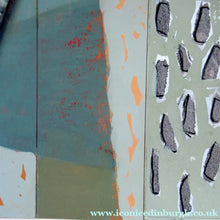 Load image into Gallery viewer, 1980s Abstract Painting Paul Burgess Camberwell of School of Art Dated 1984
