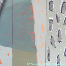 Load image into Gallery viewer, 1980s Abstract Painting Paul Burgess Camberwell of School of Art Dated 1984
