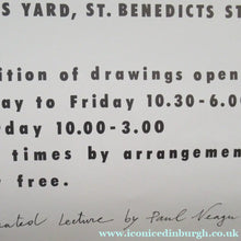 Load image into Gallery viewer, Pencil Signed 1980s Exhibition Poster: Paul Neagu Norwich
