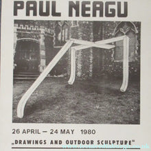 Load image into Gallery viewer, Pencil Signed 1980s Exhibition Poster: Paul Neagu Norwich
