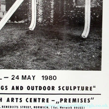 Load image into Gallery viewer, Pencil Signed 1980s Exhibition Poster: Paul Neagu Norwich
