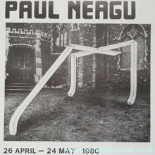 Load image into Gallery viewer, Pencil Signed 1980s Exhibition Poster: Paul Neagu Norwich
