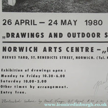 Load image into Gallery viewer, Pencil Signed 1980s Exhibition Poster: Paul Neagu Norwich
