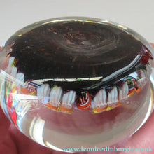 Load image into Gallery viewer, Vintage 1970s Early Perthshire Paperweight. Vibrant Colours Millefiori Canes
