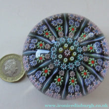 Load image into Gallery viewer, Vintage Scottish Paperweight Perthshire with 12 spokes
