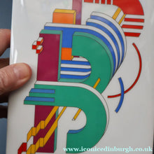 Load image into Gallery viewer, 1980s ROSENTHAL Studio-Line Porcelain "Alphabet" Vase. Designed by Marcello Morandini. 11 inches
