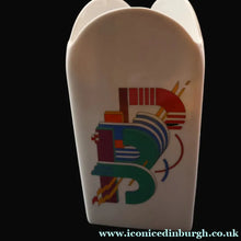 Load image into Gallery viewer, 1980s ROSENTHAL Studio-Line Porcelain "Alphabet" Vase. Designed by Marcello Morandini. 11 inches
